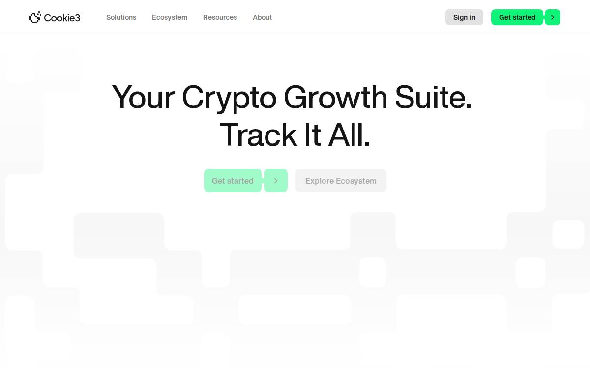 Cookie3 website preview