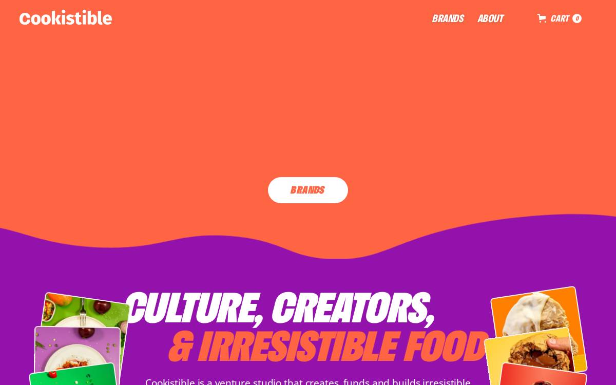Cookistible website preview