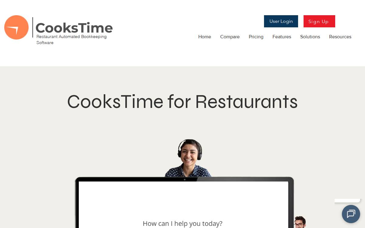 Cookstime website preview