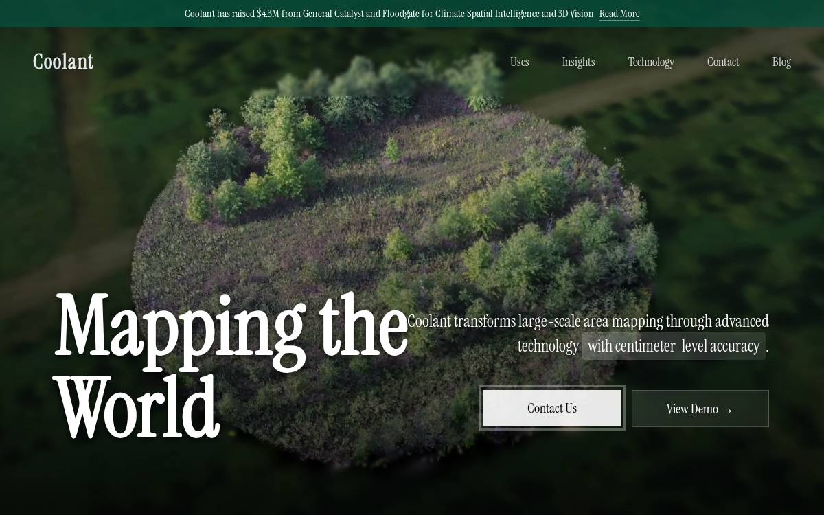 Coolant website preview