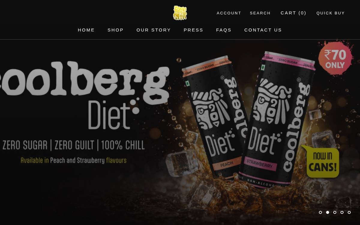 Coolberg website preview