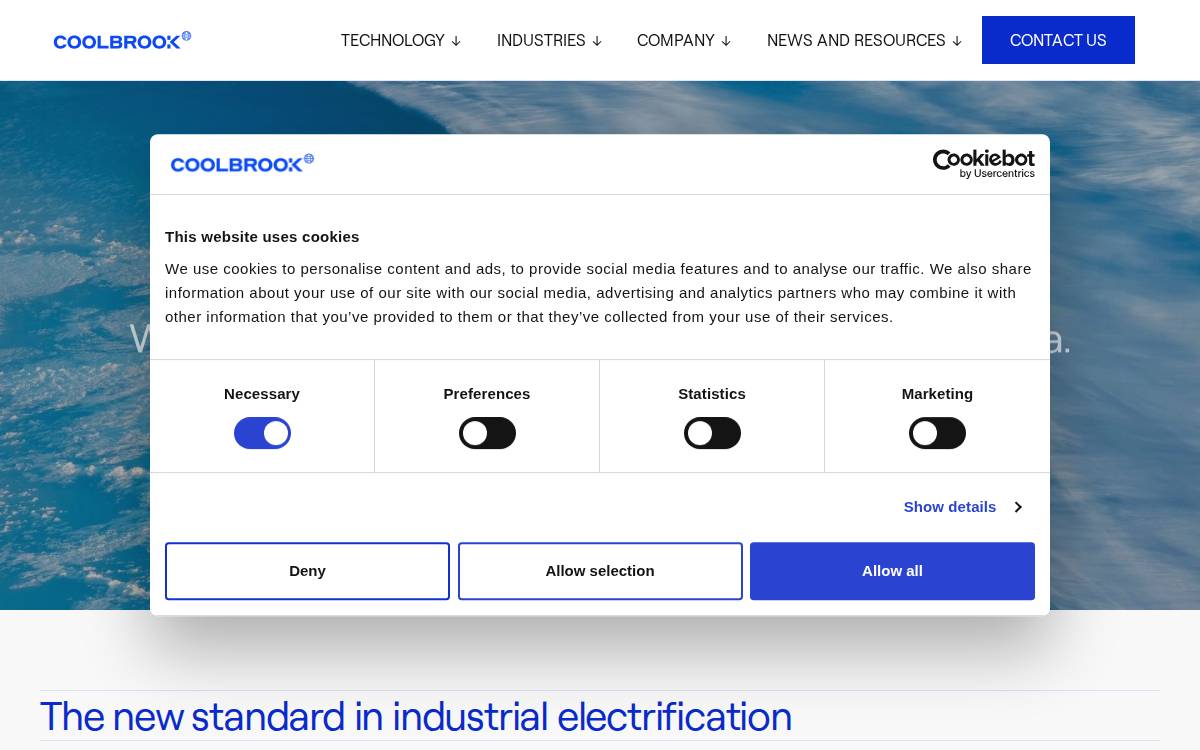 Coolbrook website preview