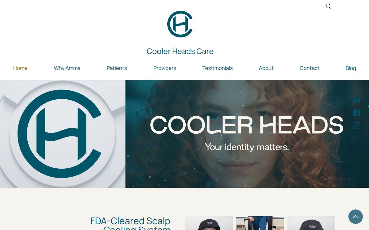 Cooler Heads website preview