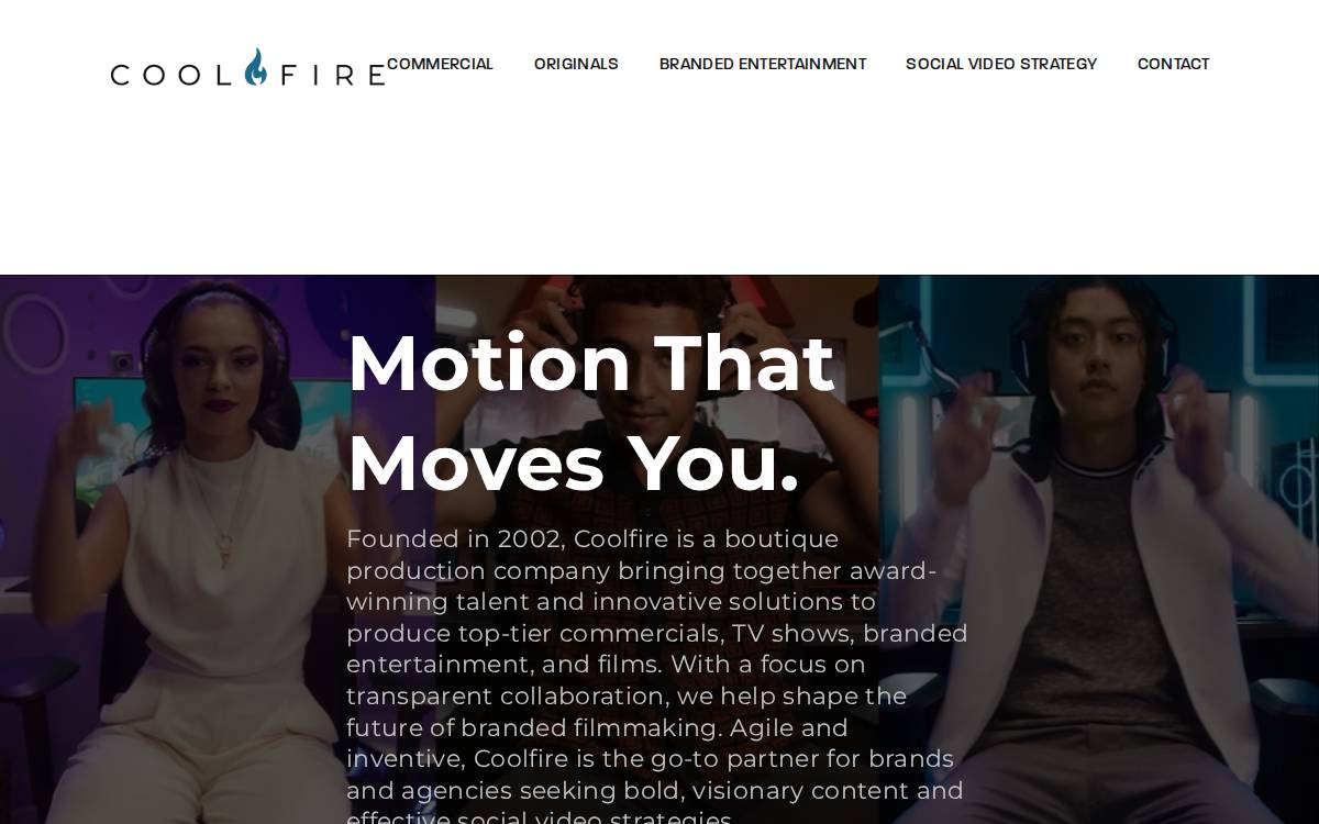 Coolfire website preview