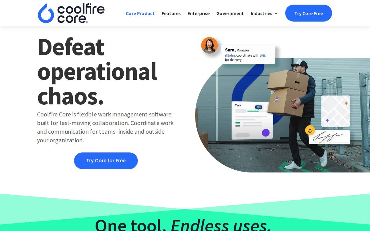 Coolfire Solutions website preview