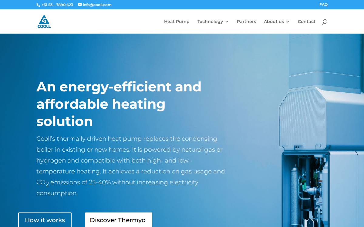 Cooll website preview