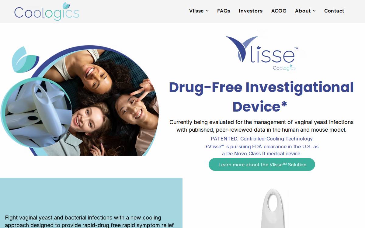 Coologics website preview
