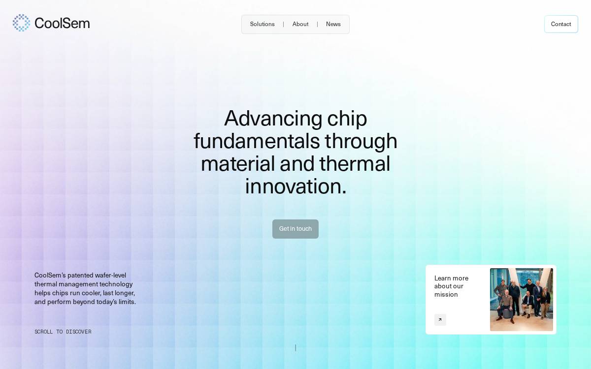 CoolSem website preview