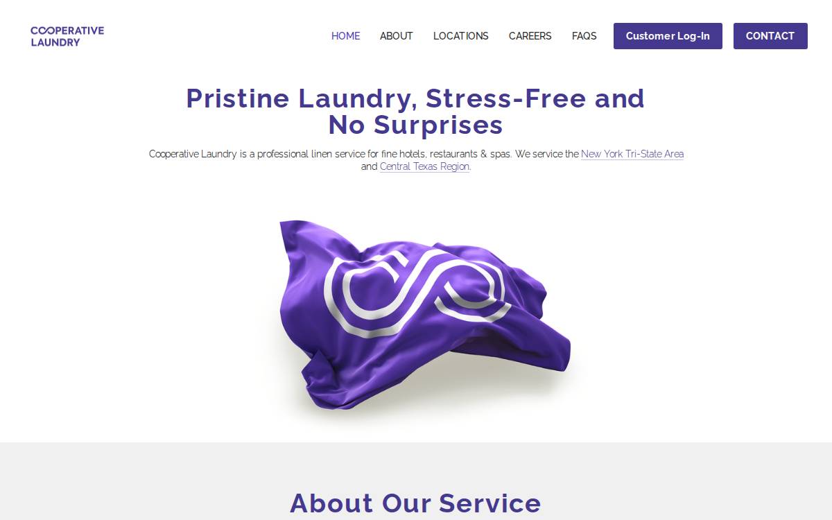 Cooperativelaundry website preview
