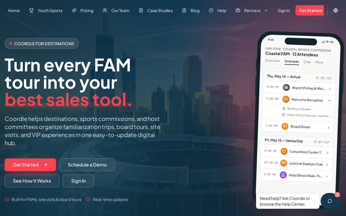 Coordle website preview