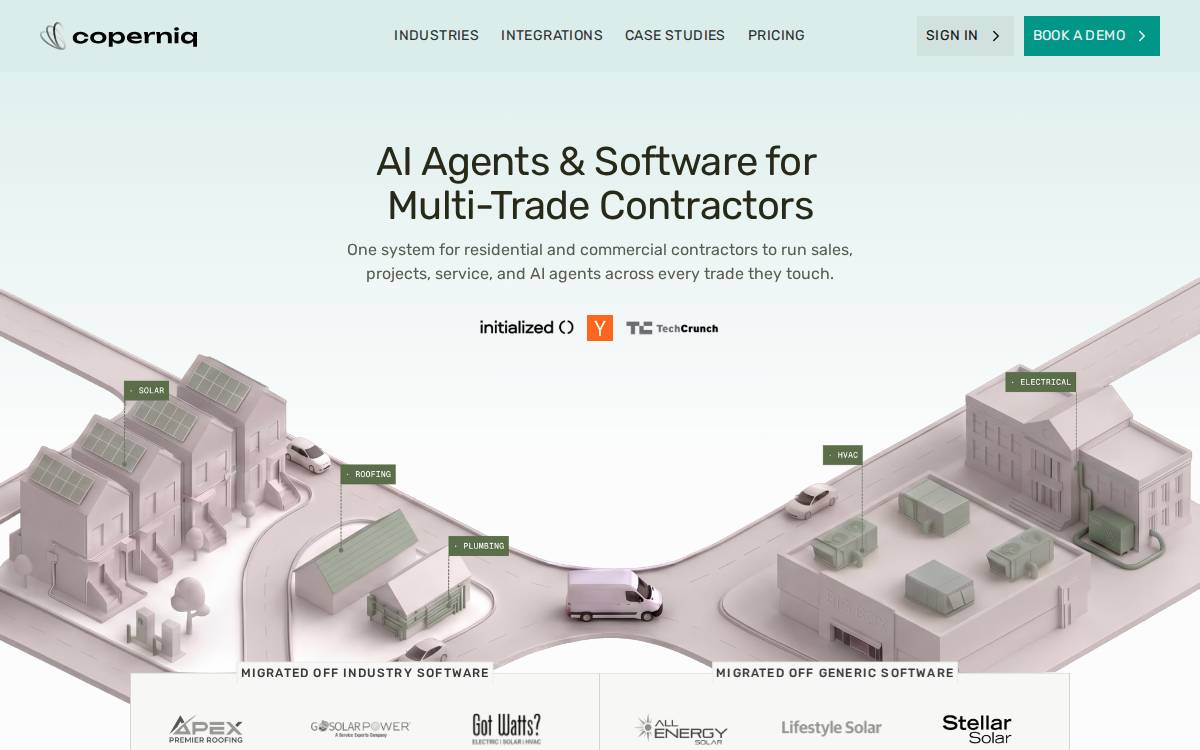 Coperniq website preview