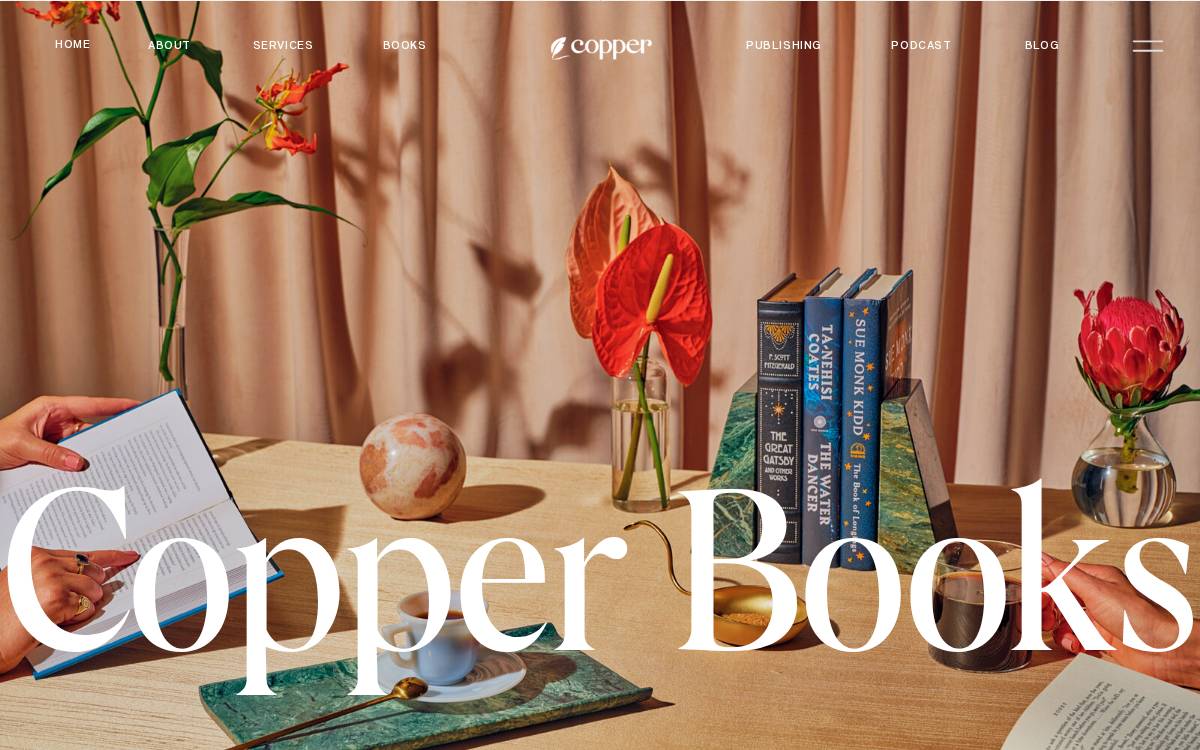 Copperbooks website preview