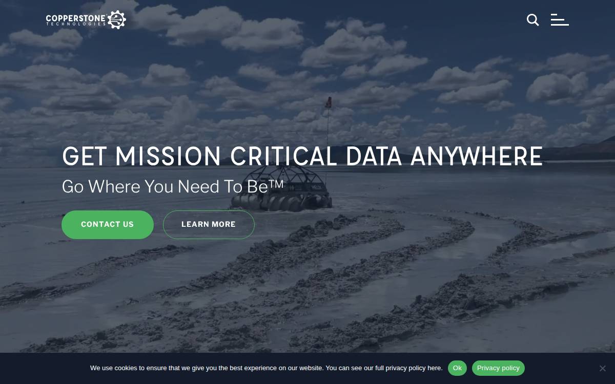 copperstone website preview
