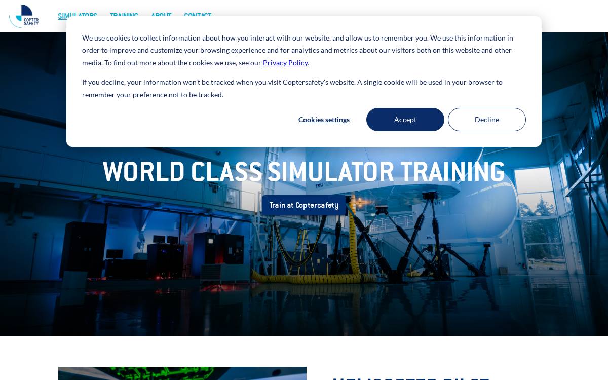 Coptersafety website preview