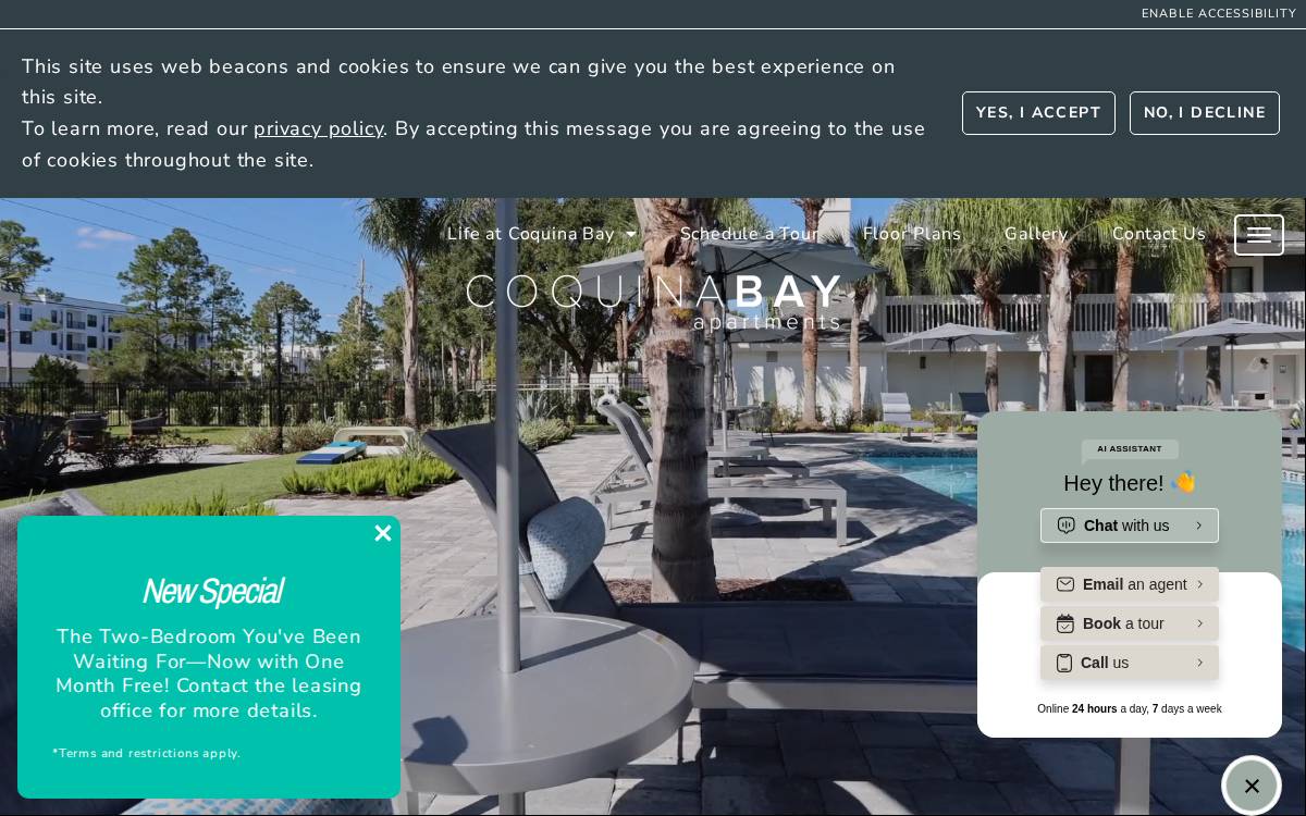Coquina Bay website preview