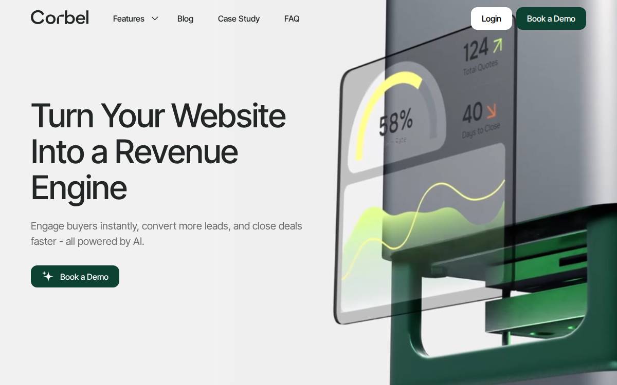 Corbelpay website preview