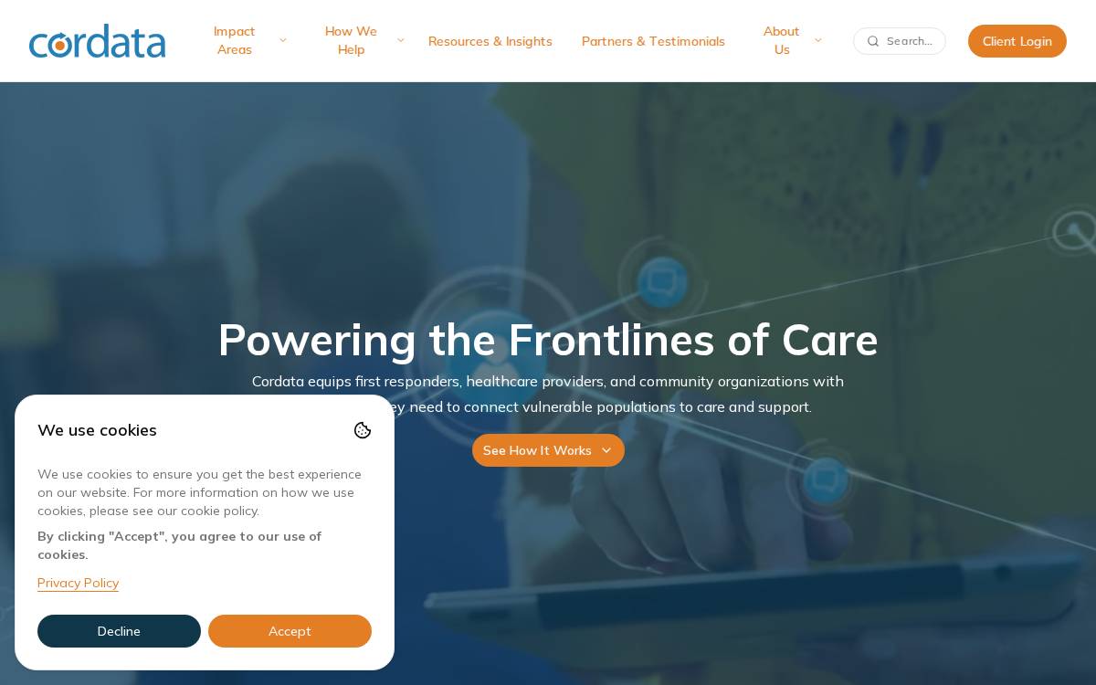 Cordatahealth website preview