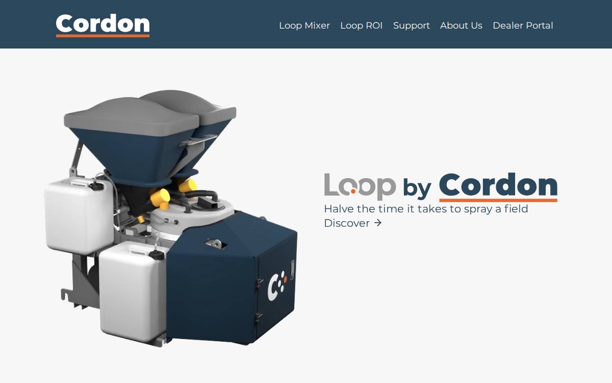 Cordon website preview