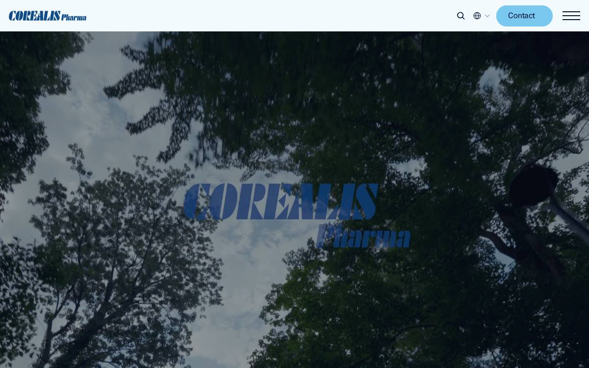 Corealis website preview