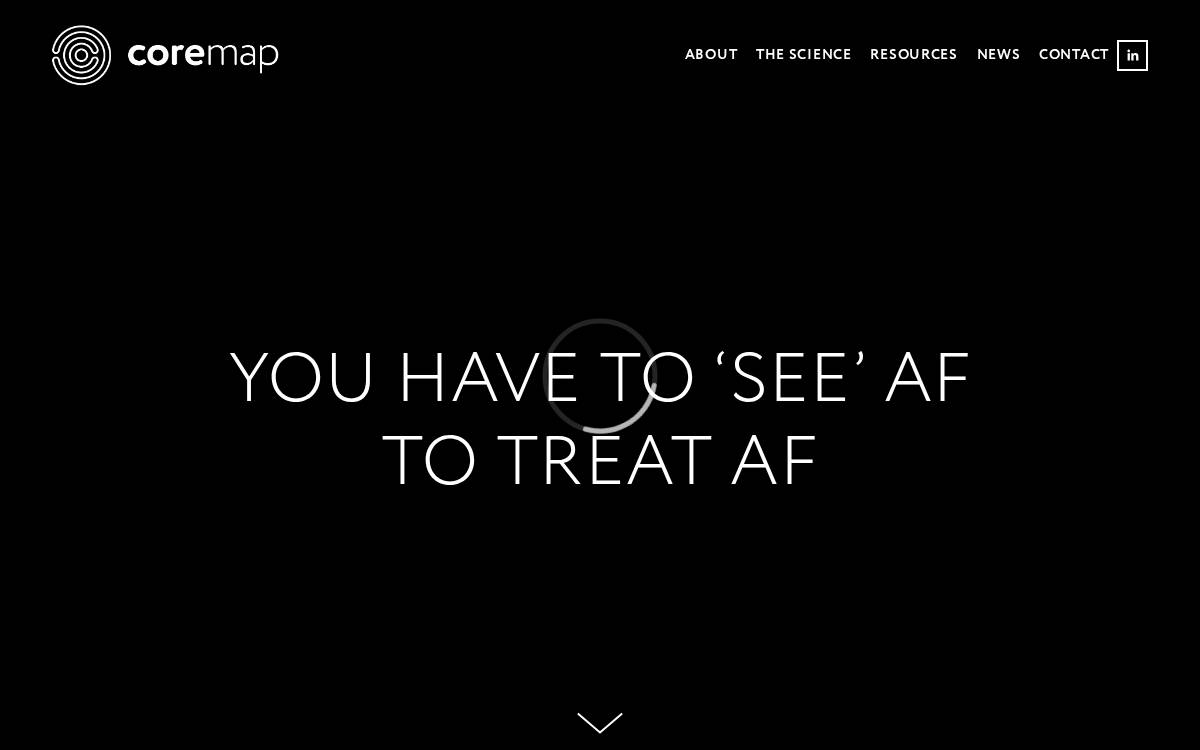 CoreMap website preview