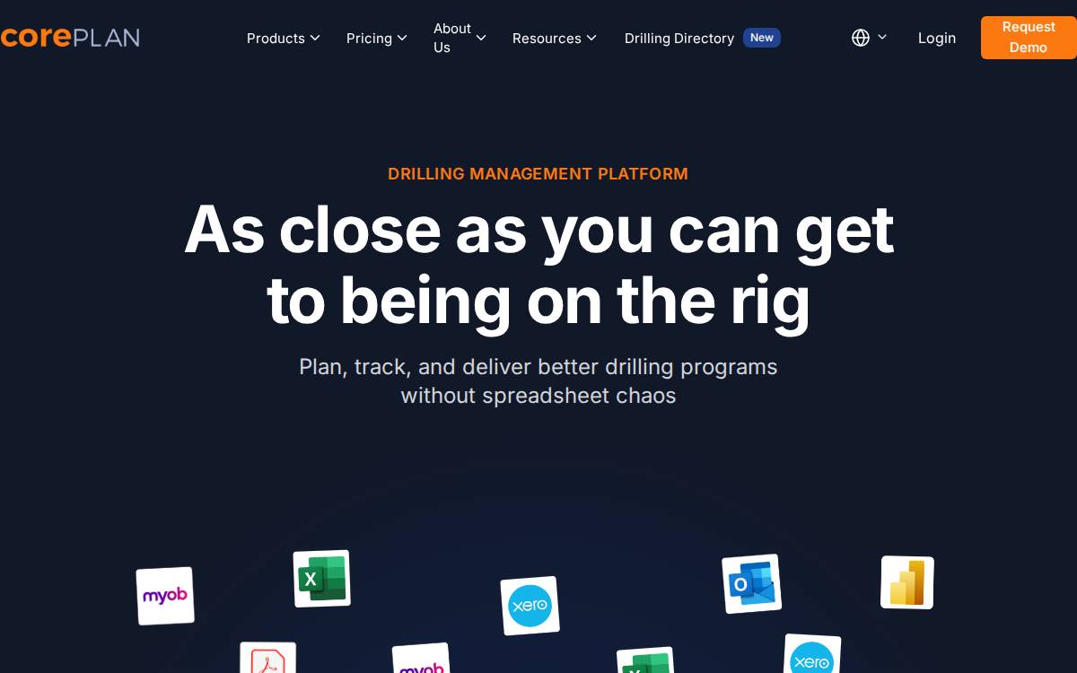 Coreplan website preview