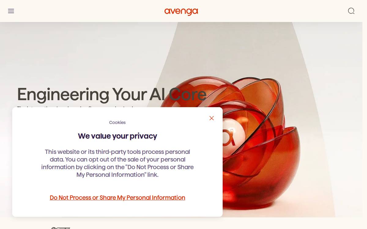 CoreValue website preview