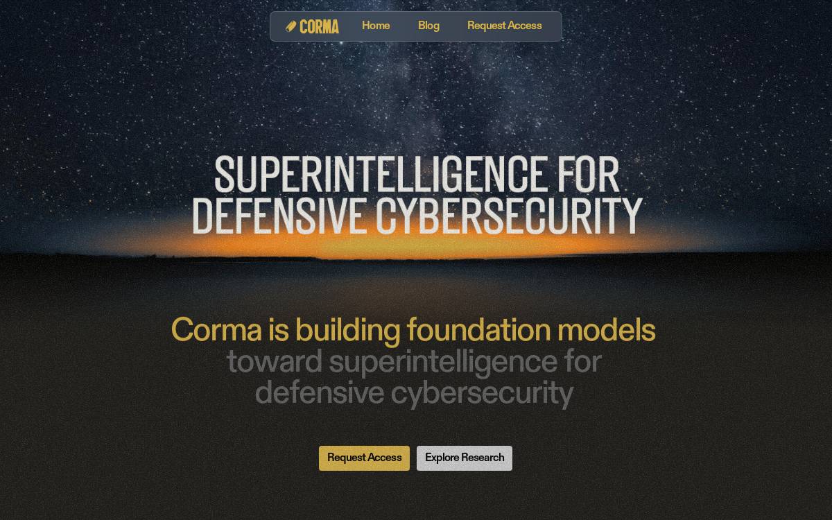 Corma website preview