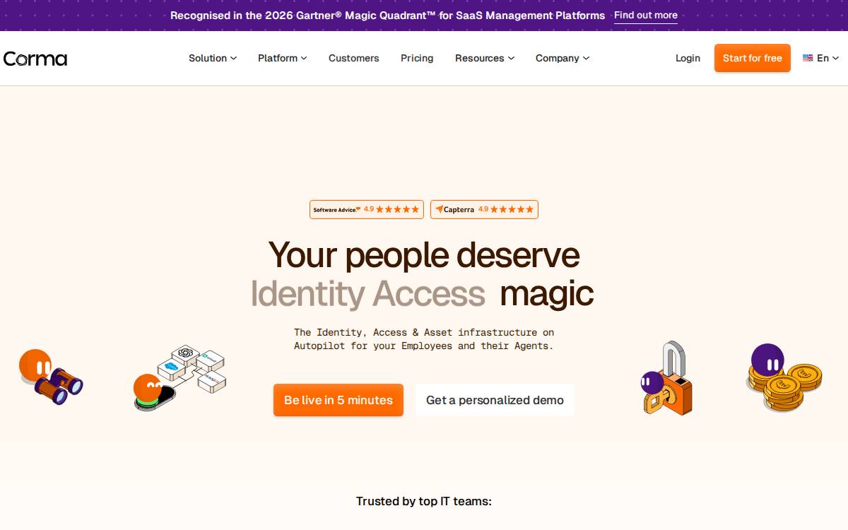 Corma website preview