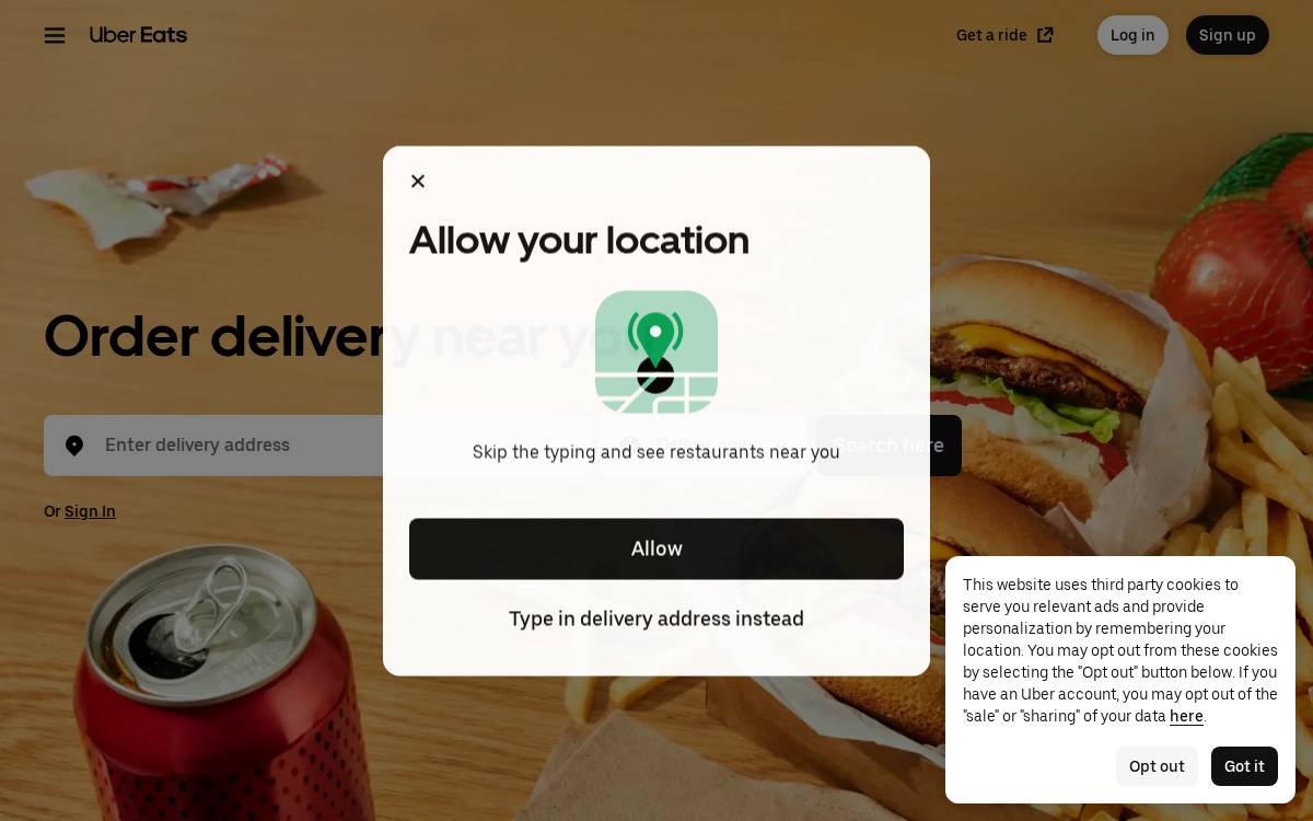 Cornershop website preview