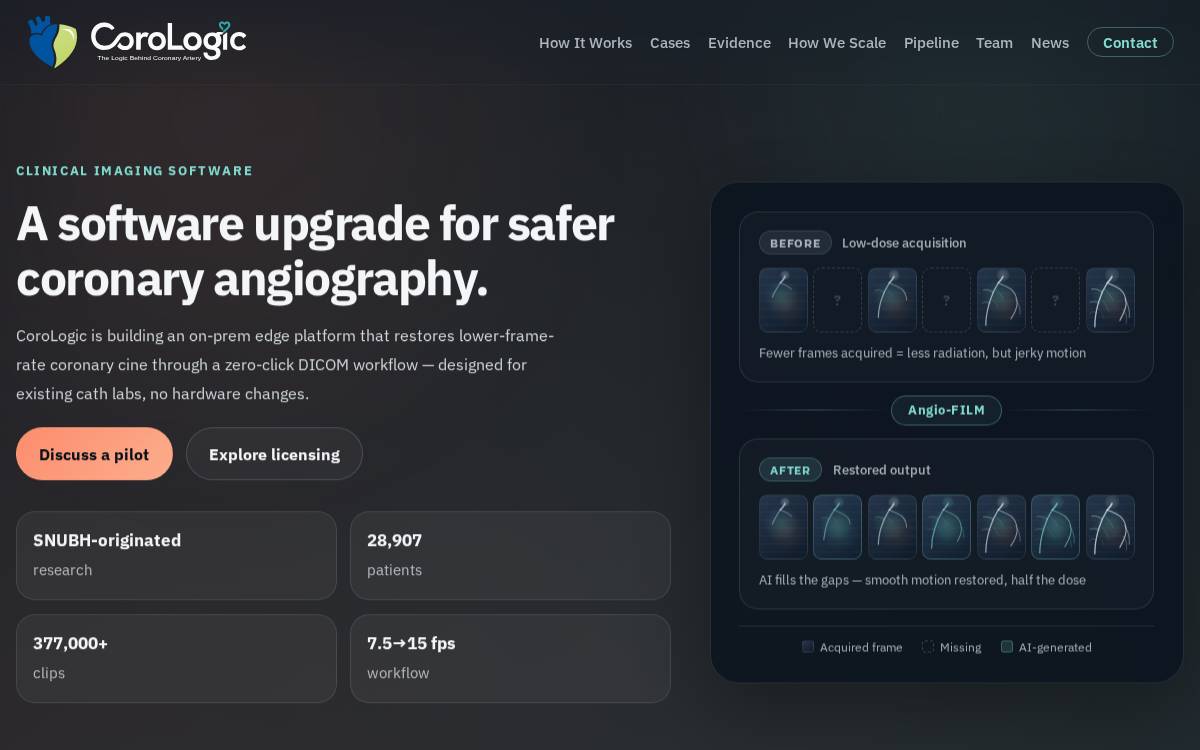 Corologic website preview