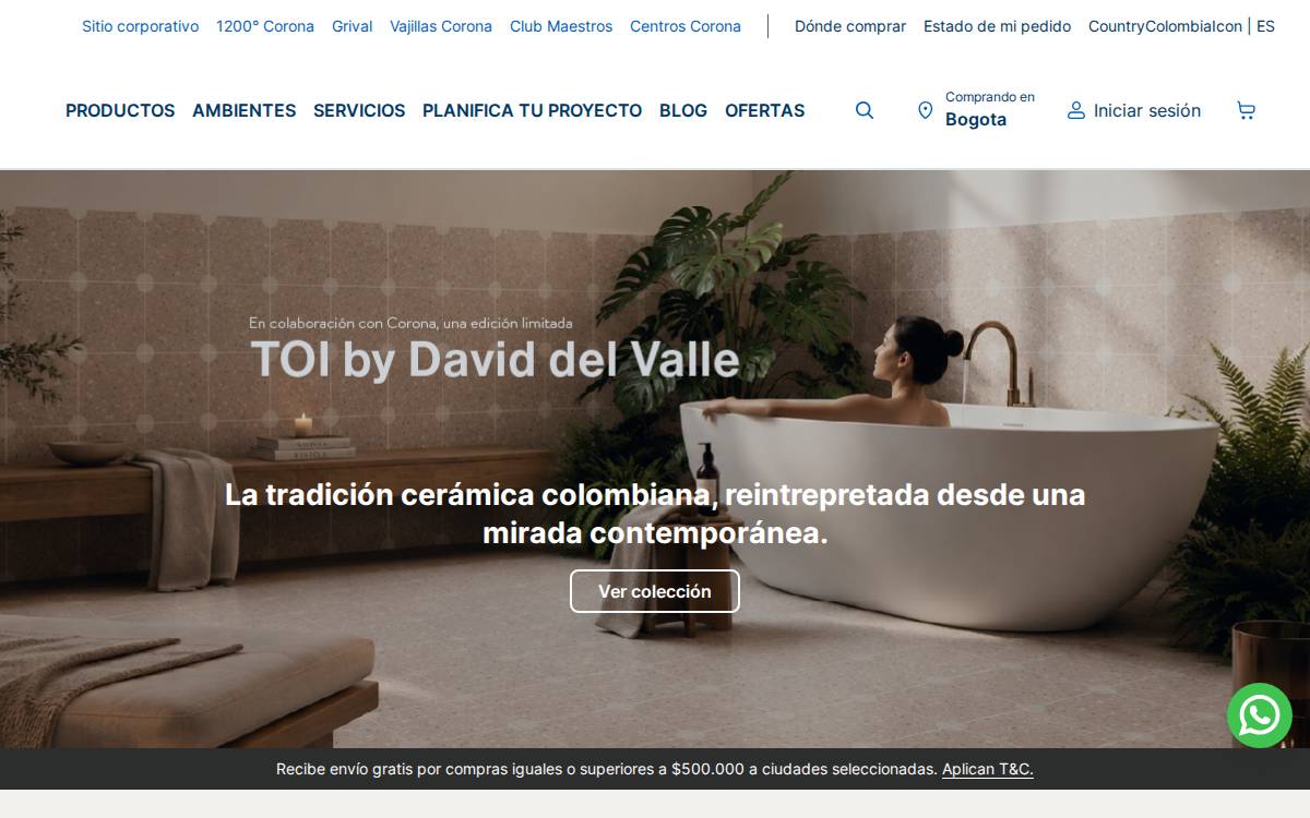 Corona website preview