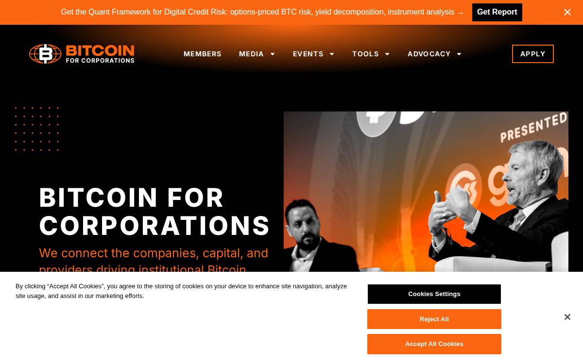 CORPORATIONS website preview