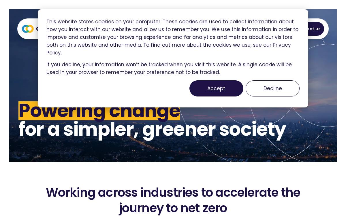Correla website preview