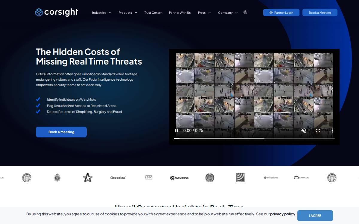 Corsight website preview