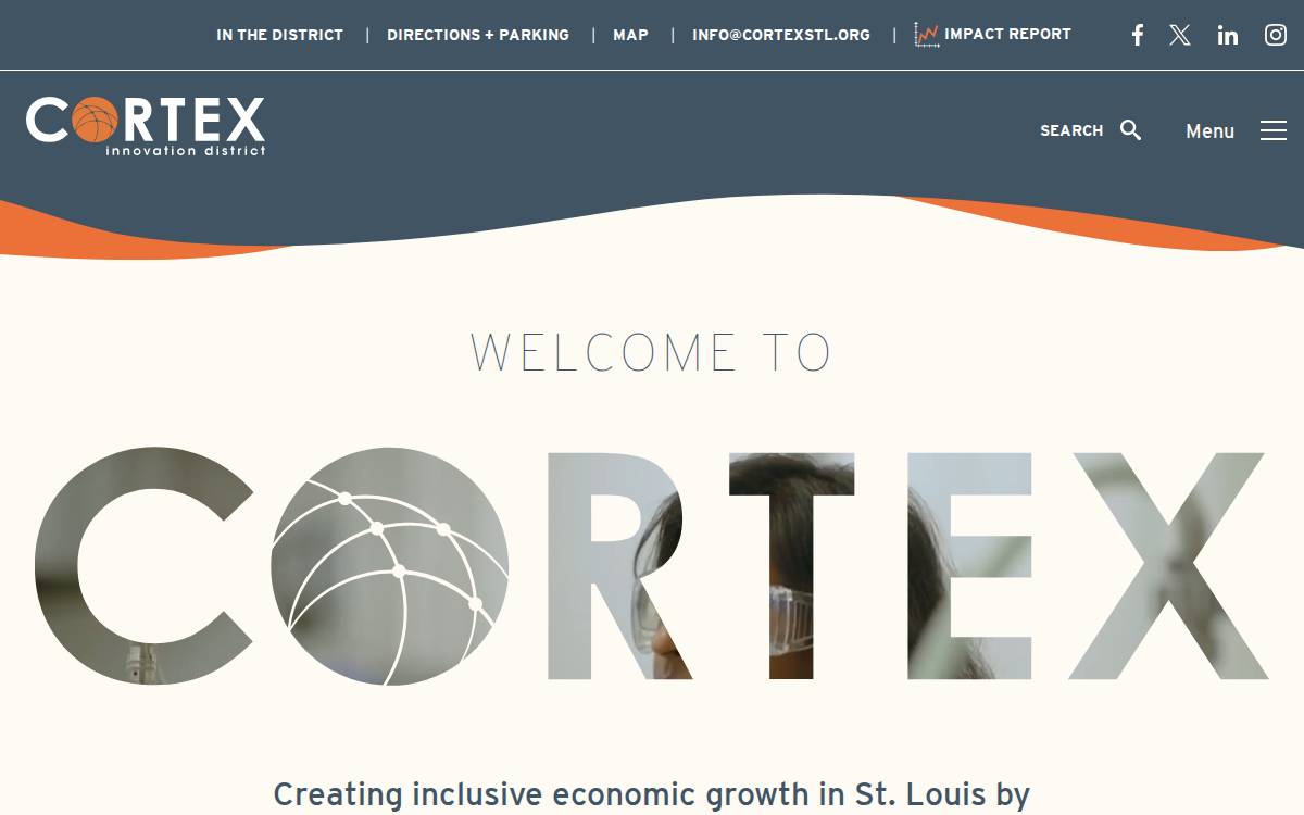 Cortex Innovation Community website preview