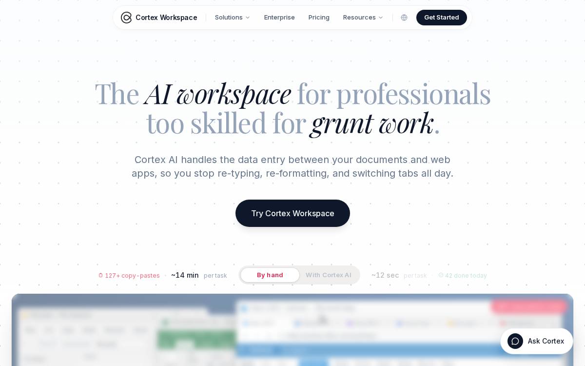 Cortex site website preview