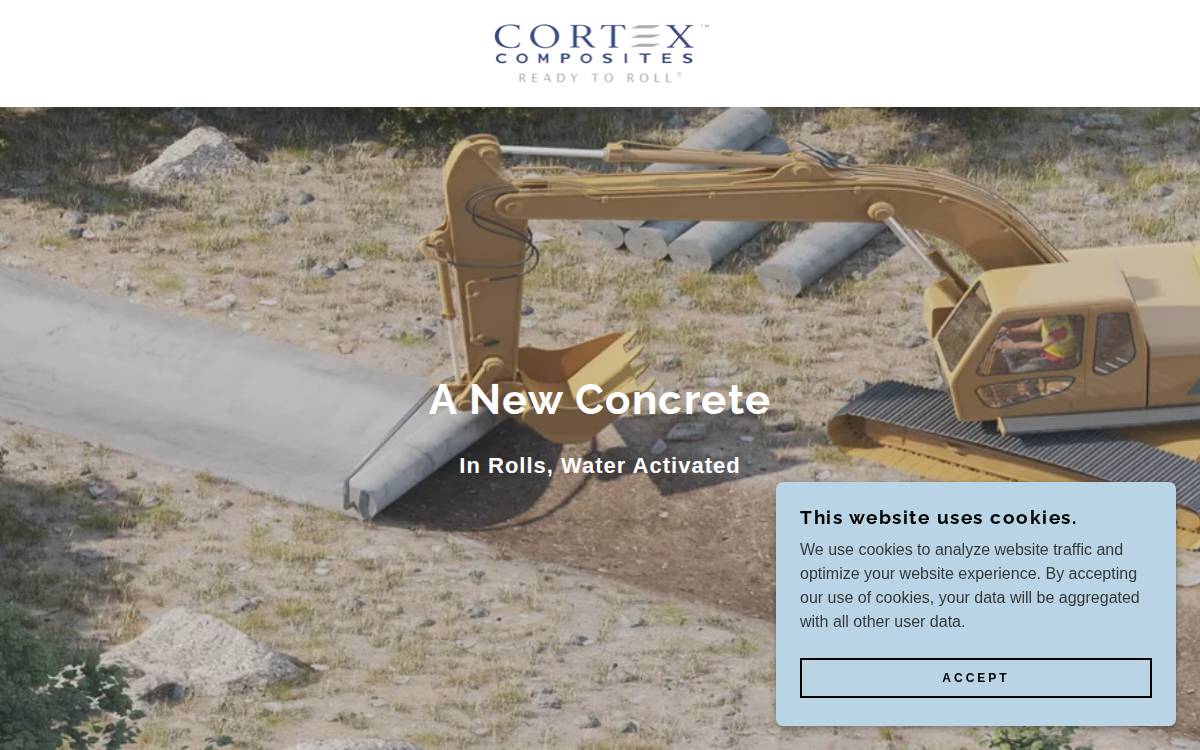 Cortex Composites website preview