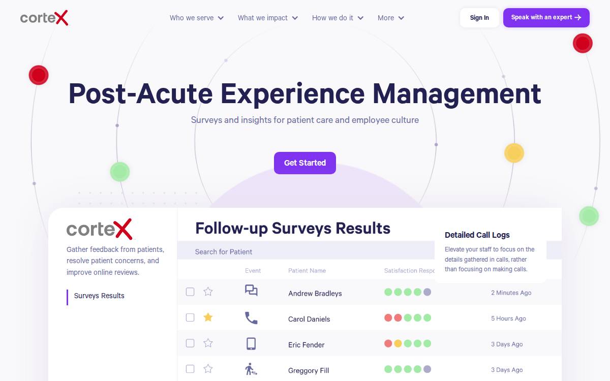 Cortexhc website preview