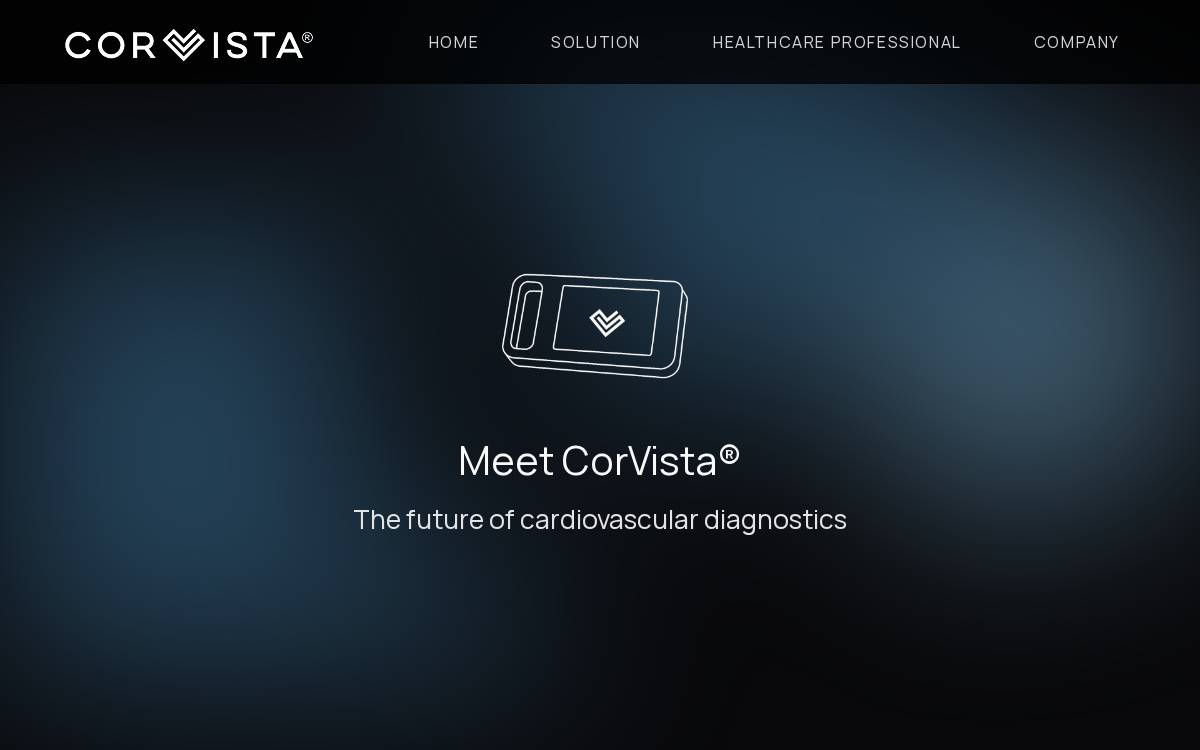 Corvista website preview