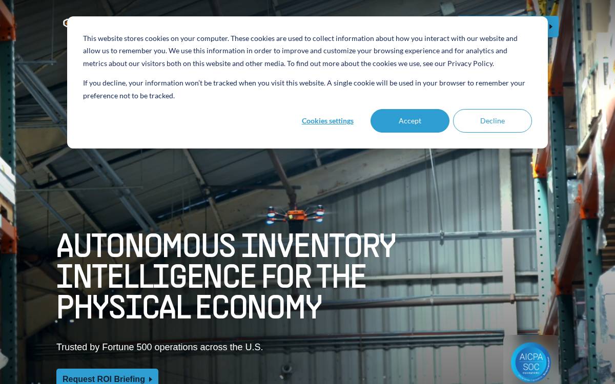 Corvus Robotics website preview
