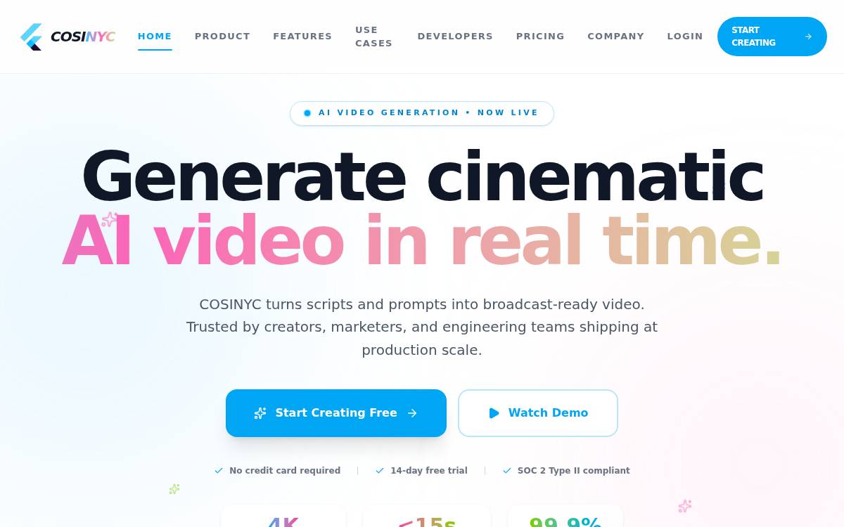 Cosinyc website preview