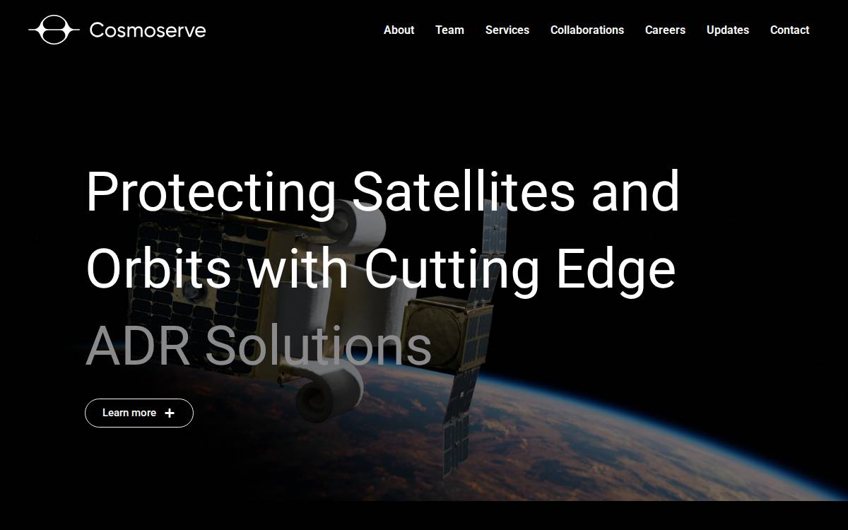 Cosmoserve Space website preview
