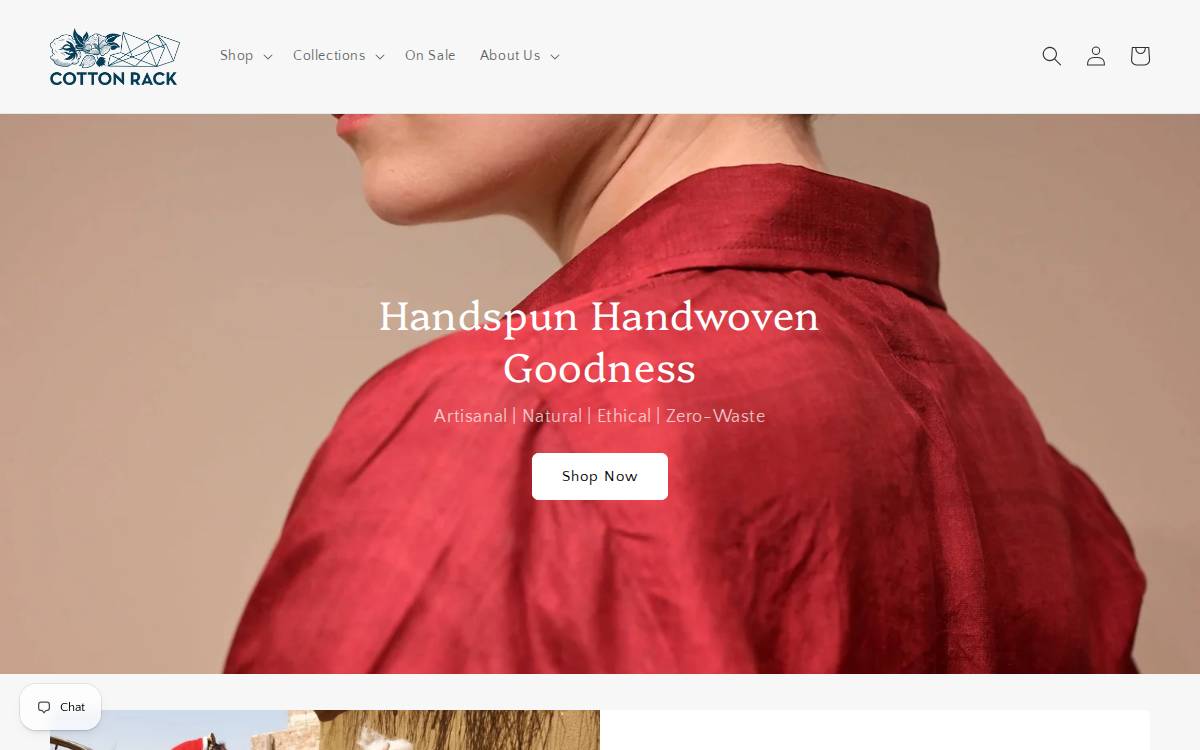 Cotton Rack website preview