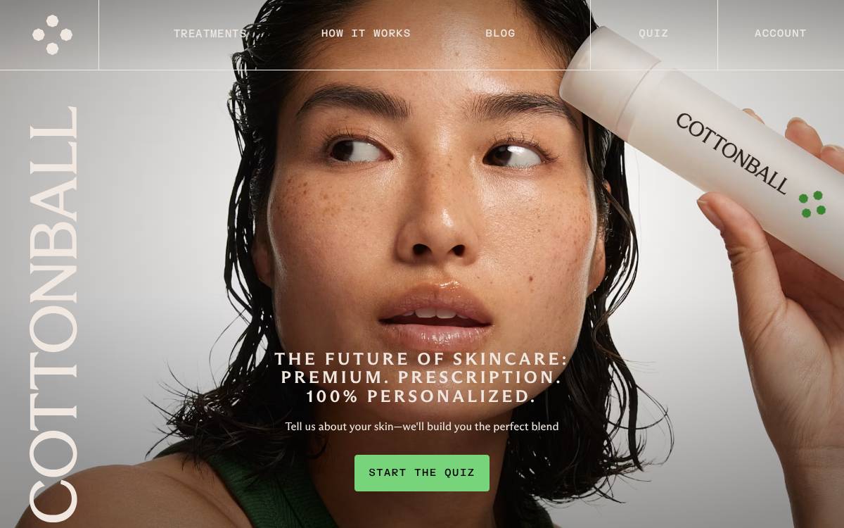 Cottonball website preview