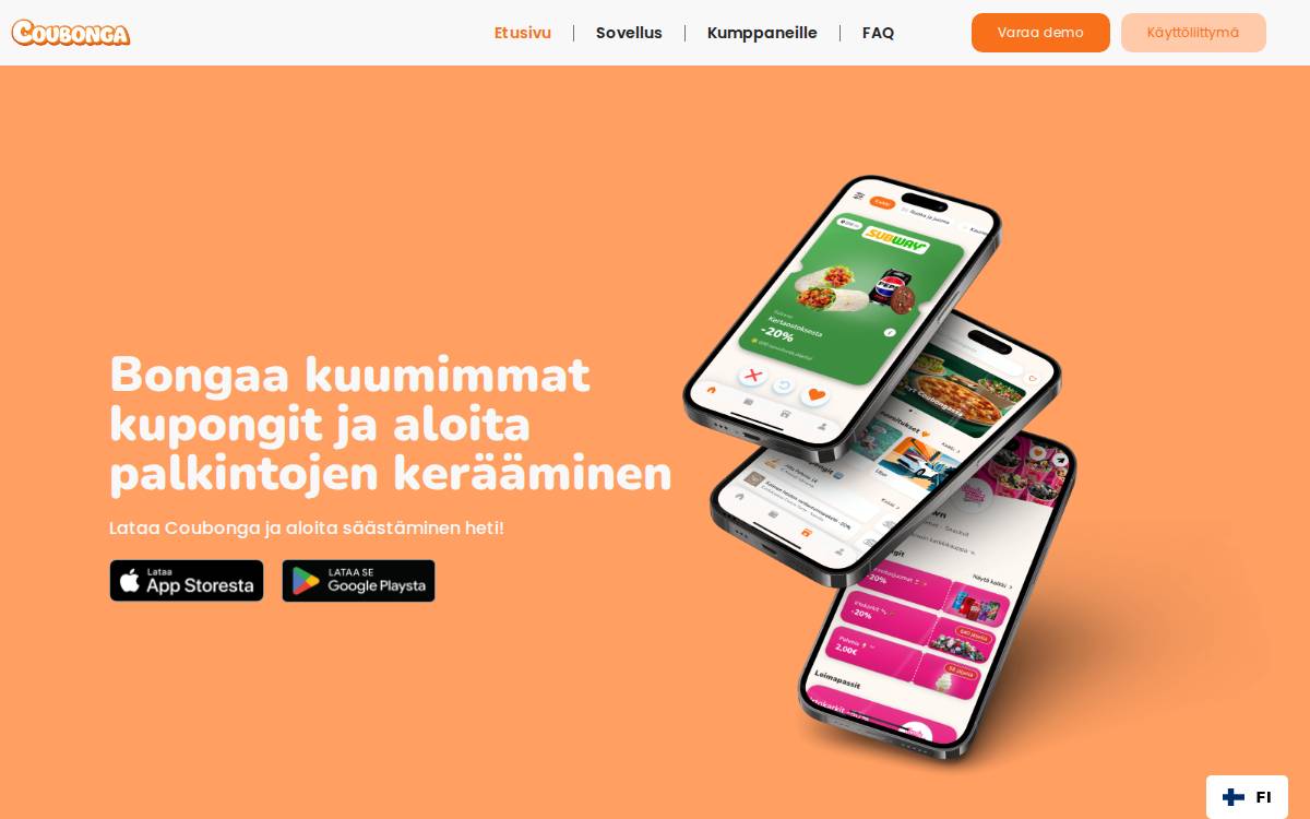 Coubonga website preview