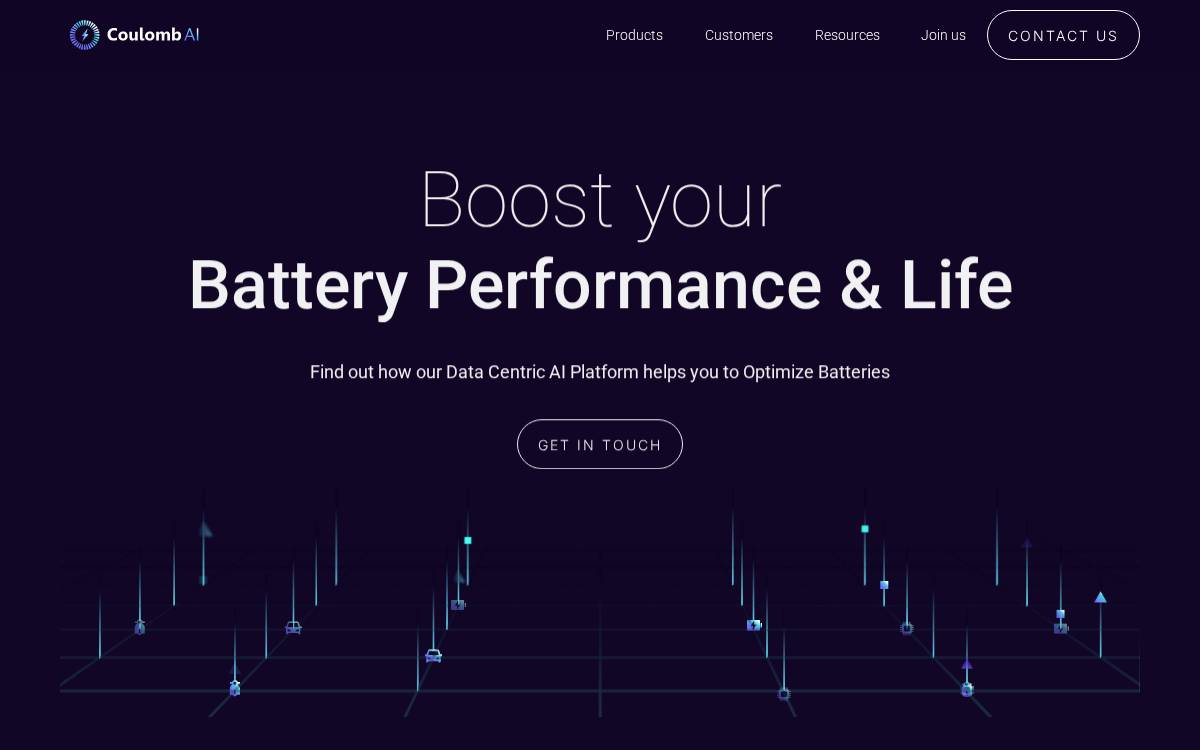 Coulomb AI website preview
