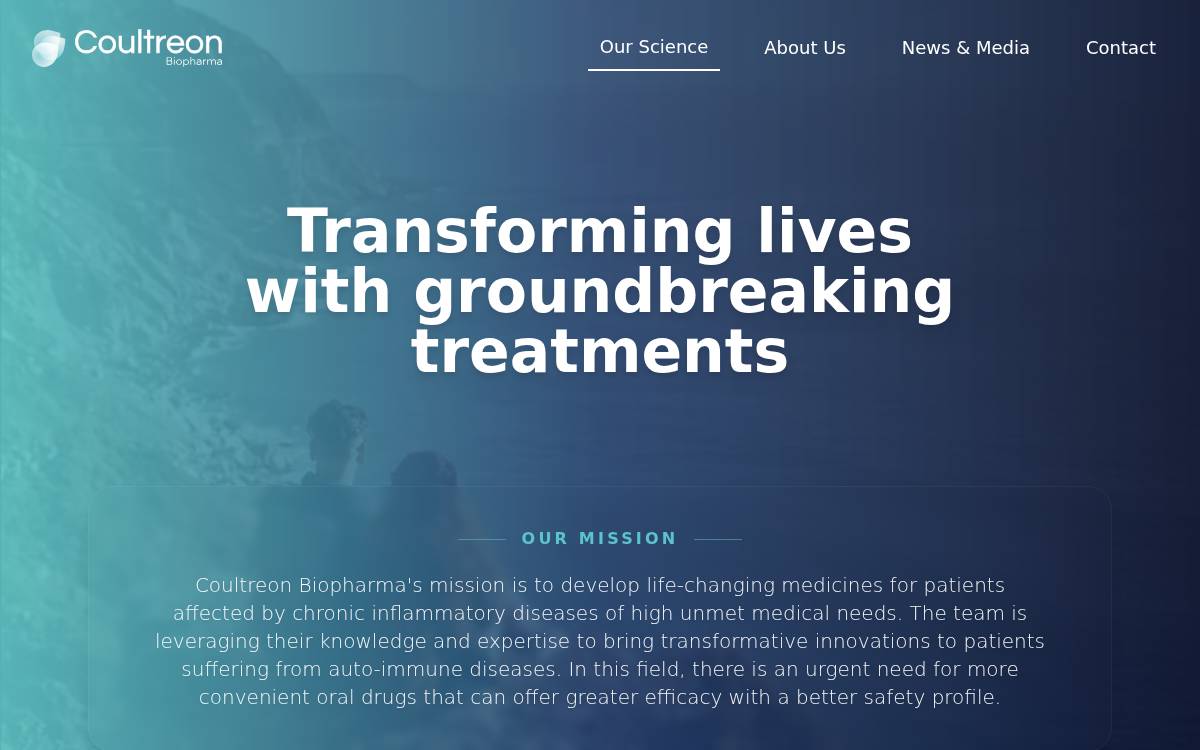 Coultreon website preview