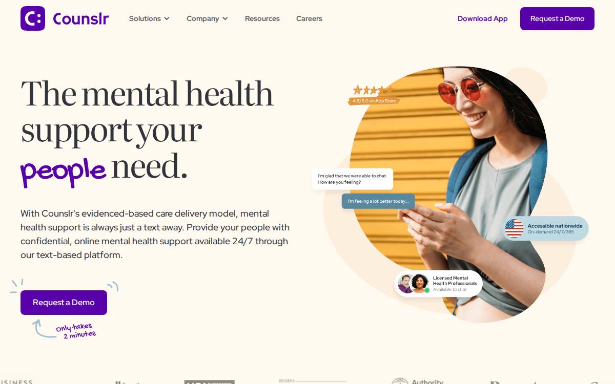 Counslr website preview