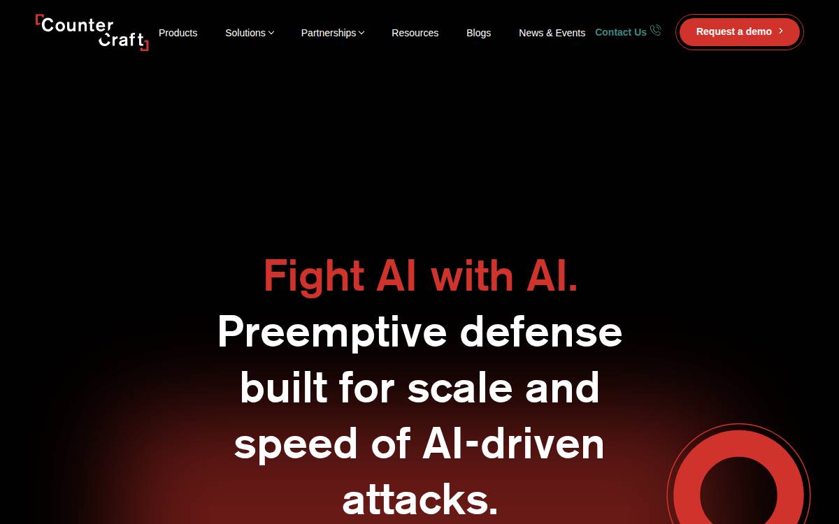 CounterCraft website preview