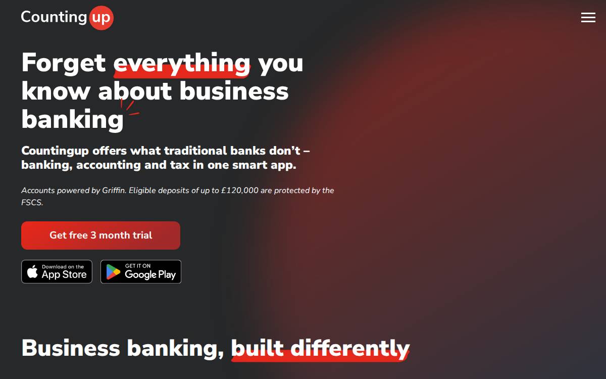 Counting Up website preview